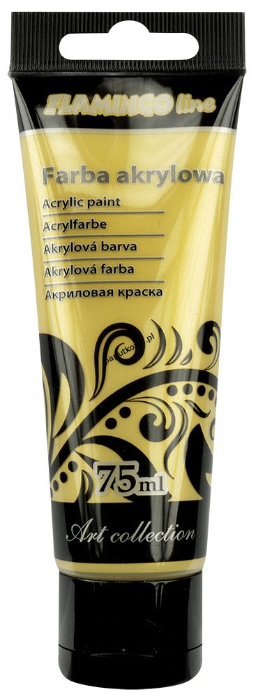 Farba akrylowa Flamingo Line kolor: złoty 75 ml 1 kol. (113)