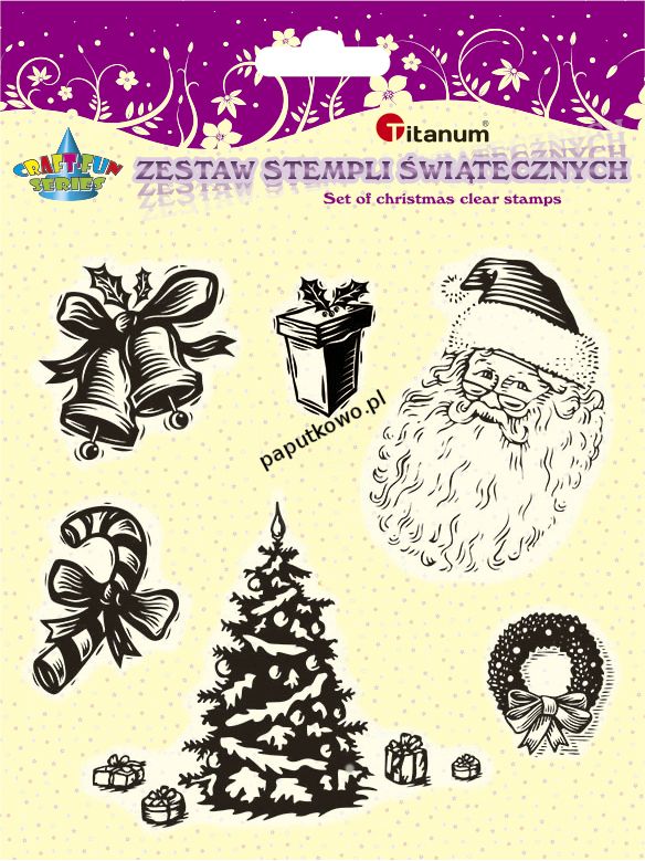 Zestaw pieczątek Titanum Craft-fun Clear stamps Craft-fun (21123)