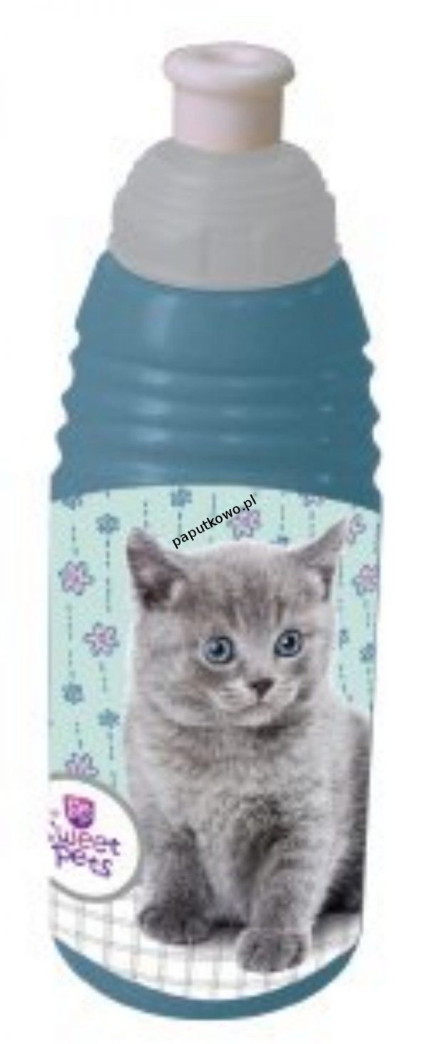 Bidon Beniamin plastikowy Sweet Pets Kot 470 ml (606654)
