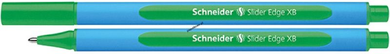 Długopis Schneider Slider Edge, zielony wkład XB mm (SR152204)