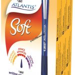Długopis Bic Atlantis Soft Metal Clic, niebieski wkład 1,2 mm 1