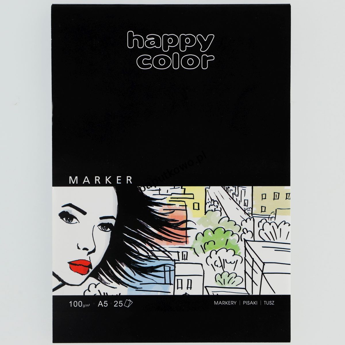 Blok artystyczny Gdd Happy Color do markerów A5 100g 25k (HA 3710 1520-A25) 1