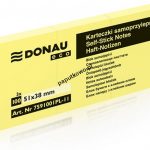 Notes samoprzylepny Donau Eco żółty 100k 38x51 mm (7591001PL-11)