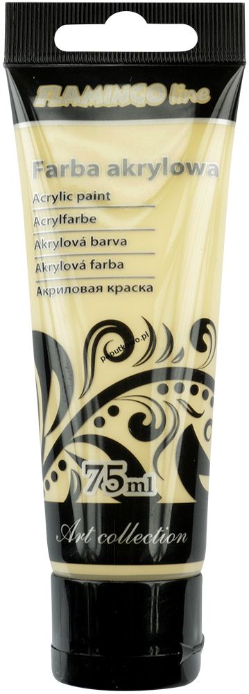 Farba akrylowa Flamingo Line kolor: beżowy 75 ml 1 kol. (015)