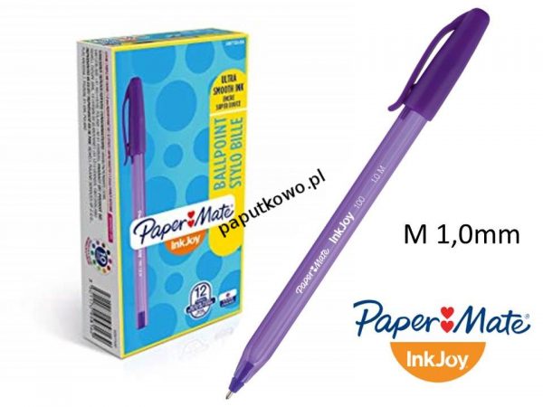 Długopis Paper Mate Długopis INKJOY, fioletowy wkład 0,38 mm (S0977330)
