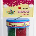 Brokat Titanum Craft-Fun Series 6 kolorów x 10g w pojemniku