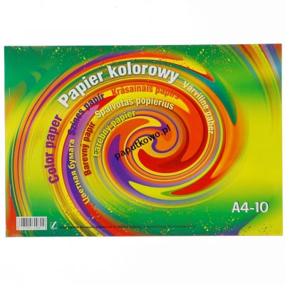 Zeszyt papierów kolorowych