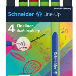 Cienkopis Schneider Line-Up, mix 0,4 mm 4kol. (SR191094)