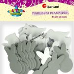 Naklejka (nalepka) Titanum Craft-fun Craft-Fun Series piankowe króliczki (mix) kolor: mix (mix) mm x (mix) mm (E22) 1