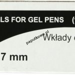 Wkład do długopisu Titanum, czarny wkład 0,7 mm (GA1030/1089) 1