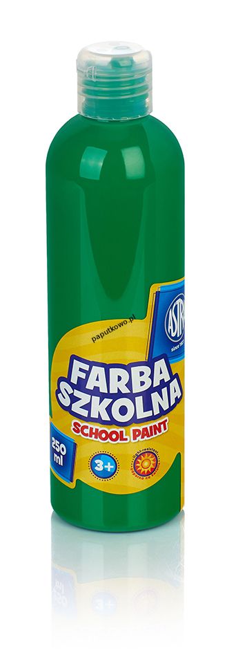 Farby plakatowe Astra szkolne kolor: zielony 250 ml 1 kol.