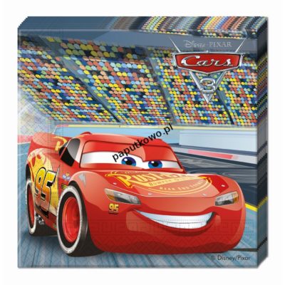 Serwetki Godan Cars 3 kolor: (różne) 330 mm x 330 mm (87799) 1