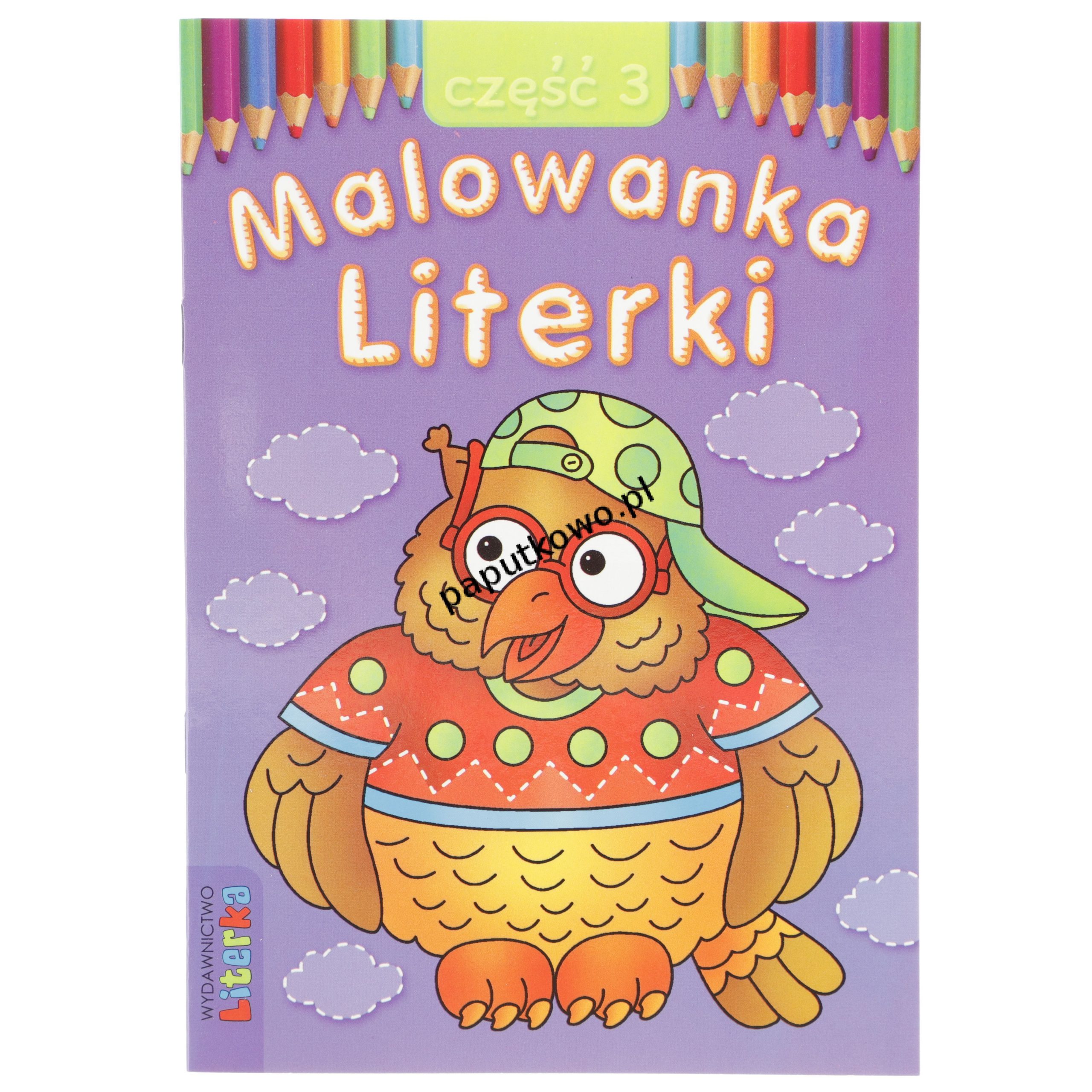 Książeczka edukacyjna Literka Malowanka - Literki część 3