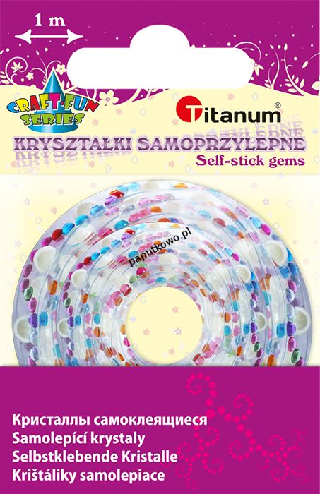 Kryształki Titanum Craft-fun Craft-fun taśma kryształki mix (TZ035-2)