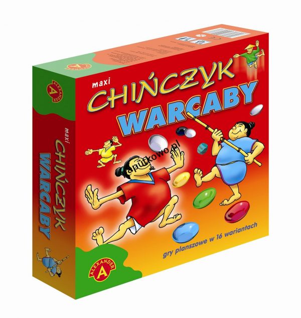 Gra planszowa Alexander Chińczyk - Warcaby Maxi