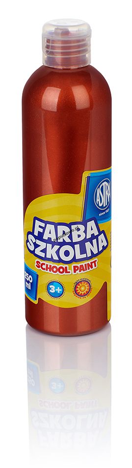Farby plakatowe Astra szkolne kolor: miedziany 250 ml 1 kol.