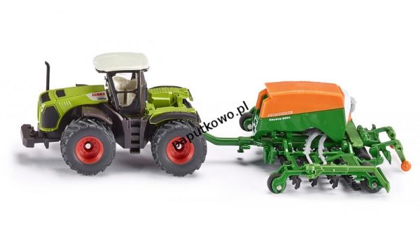 Traktor Siku z siewnikiem Amazone (s1826)