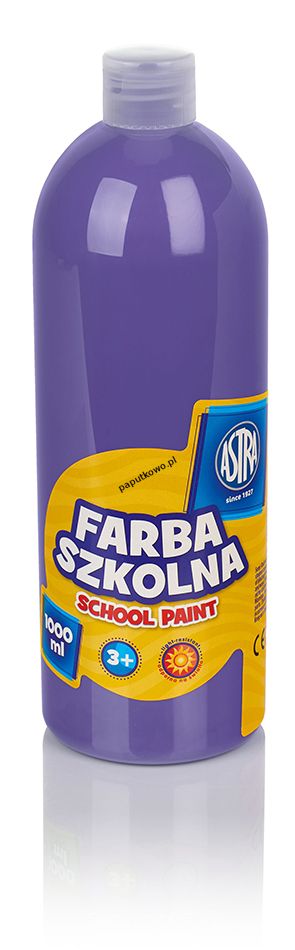 Farby plakatowe Astra szkolne kolor: fioletowy 1000 ml 1 kol.