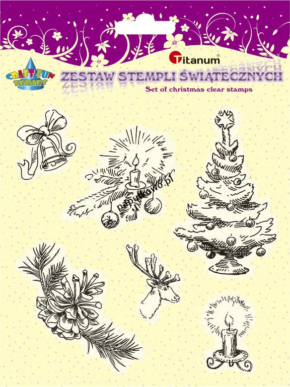 Zestaw pieczątek Titanum Craft-fun Clear stamps Craft-fun (21128)