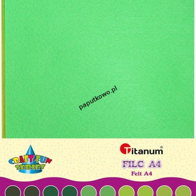 Filc Titanum Craft-fun Craft-Fun Series tonacja zielona kolor: mix 10 ark