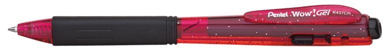Długopis Pentel, czerwony wkład 0,35 mm (bk-437cr-b)