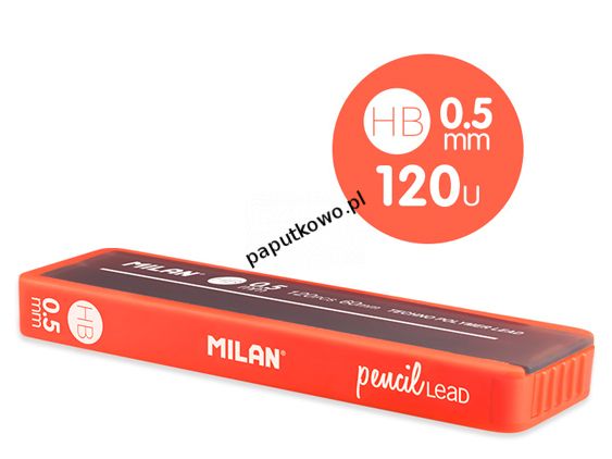 Wkład do ołówka (grafit) Milan 2B 2B 0,5 mm (1751031312)