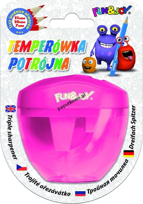 Temperówka Fun&Joy kolor: różowy