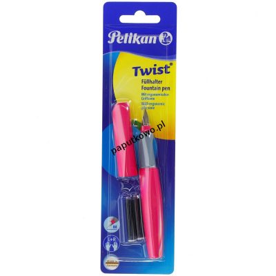 Pióro na naboje Pelikan Twist P457 (M) +2N (966390) 1