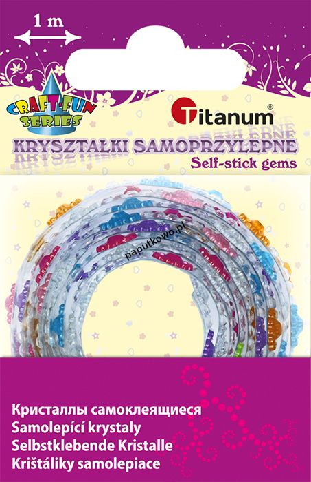 Kryształki Titanum Craft-fun Craft-fun taśma kryształki mix (TZ035-1)