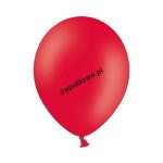 Balon gumowy pastelowy Partydeco czerwony 12cal 100 szt (12P-001) 1