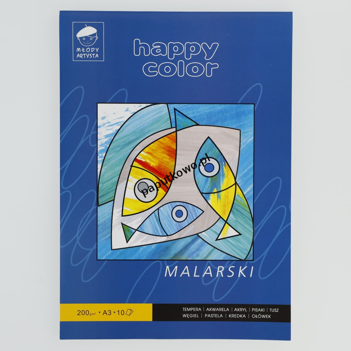 Blok artystyczny Gdd Happy Color blok malarski młody artysta A3 200g 10k (HA 3720 3040 M10)