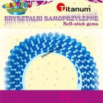 Kryształki Titanum Craft-fun Craft-fun taśma kryształki niebieski (TZ022-1)