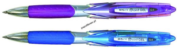 Długopis M&G Point Gel, niebieski wkład 0,5 mm (AGP20401)