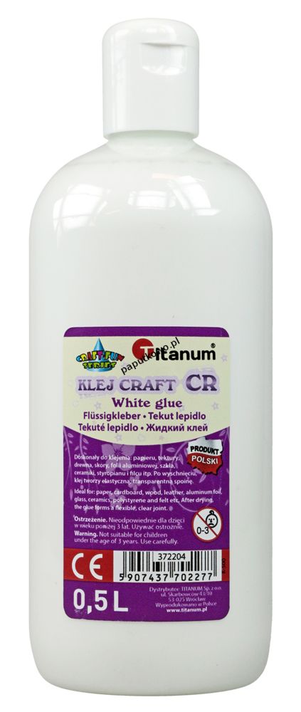 Klej w płynie Titanum Craft-fun 500 ml (K-500)
