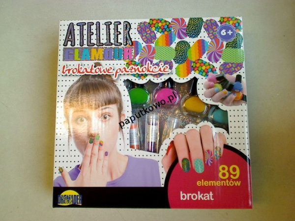 Zestaw piękności Dromader Atelier Glamour Brokatowe paznokcie (130-00861)