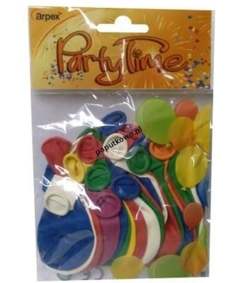 Balon gumowy pastelowy Arpex mix 25 szt (K580)