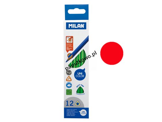 Kredki ołówkowe Milan 1 kol. (722313012)