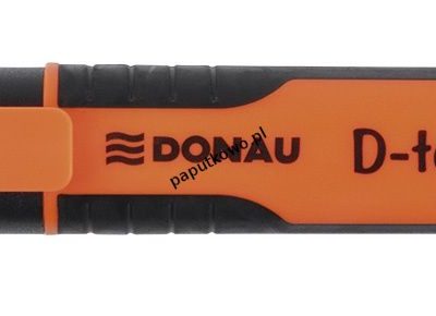 Zakreślacz Donau D-Text, pomarańczowy wkład 1,0-5,0 mm (7358001PL-12)