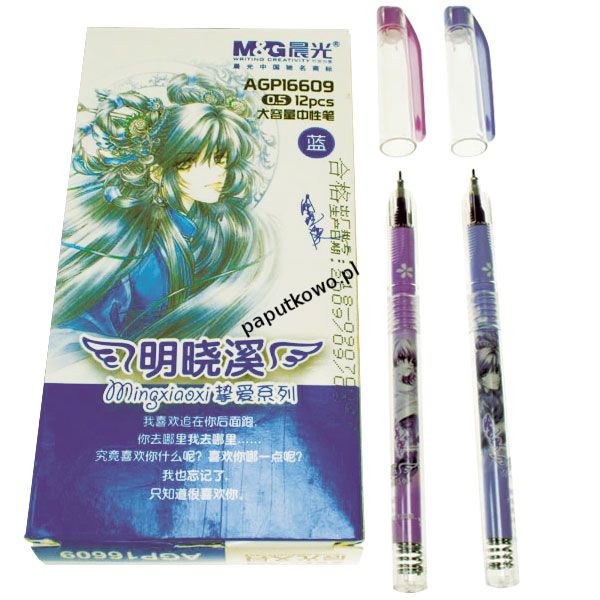 Długopis M&G, niebieski wkład 0,5 mm (AGP16609) 1