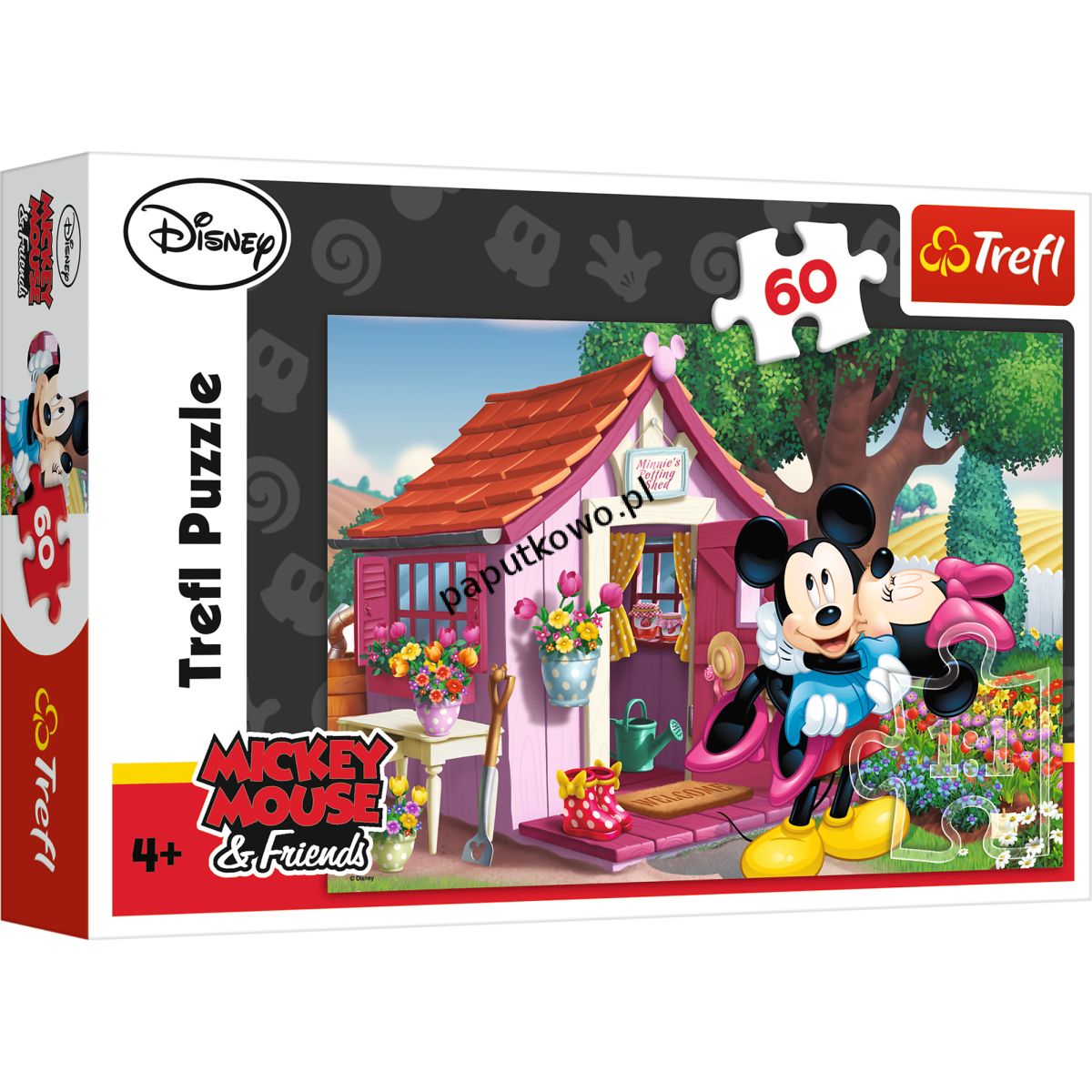Puzzle Trefl Miki i Minnie w ogrodzie 60 el