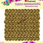 Cekiny Titanum Craft-fun sznurek z cekinów Craft-fun (złoty) 1