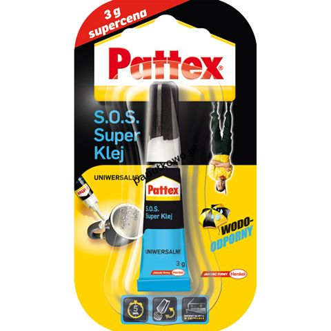 Klej błyskawiczny Pattex SOS standard 3 ml (1463076)