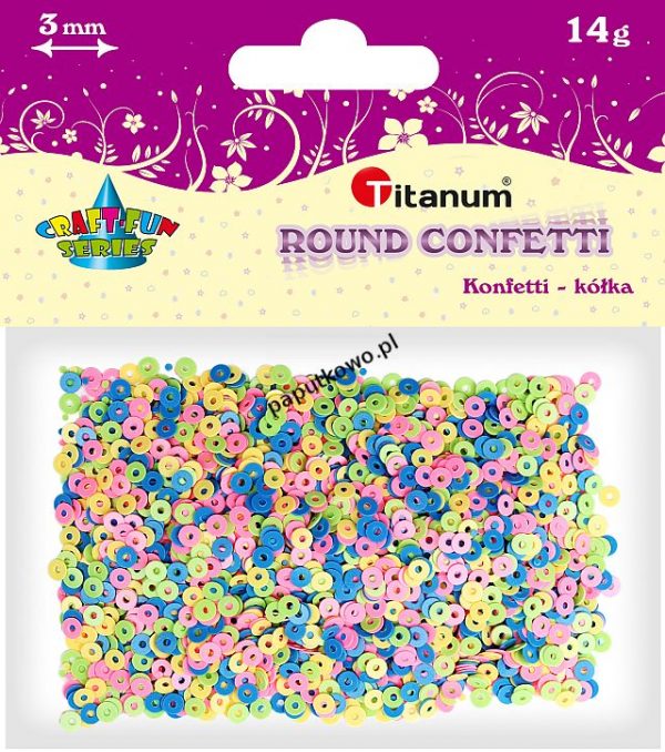 Konfetti Titanum Craft-fun Craft-Fun Series kółka (KK011)