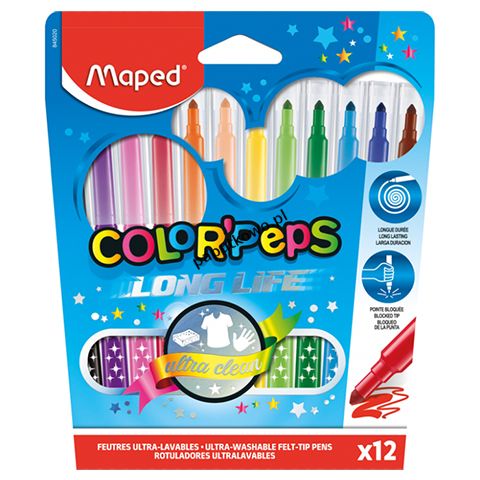 Flamaster Maped Colorpeps flamastry 12 kol. (845020)