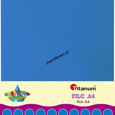 Filc Titanum Craft-fun Craft-fun filc niebieski (043) 1