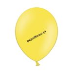 Balon gumowy pastelowy Partydeco żółty 12cal 100 szt 1