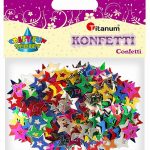 Konfetti Titanum Craft-Fun Series Gwiazdki mix kolorów
