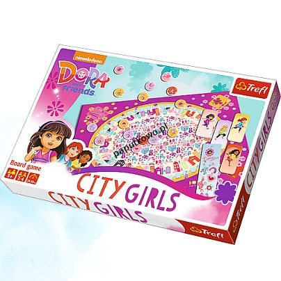 Gra edukacyjna Trefl Gra DORA I PRZYJACIELE CITY GIRLS (01422)