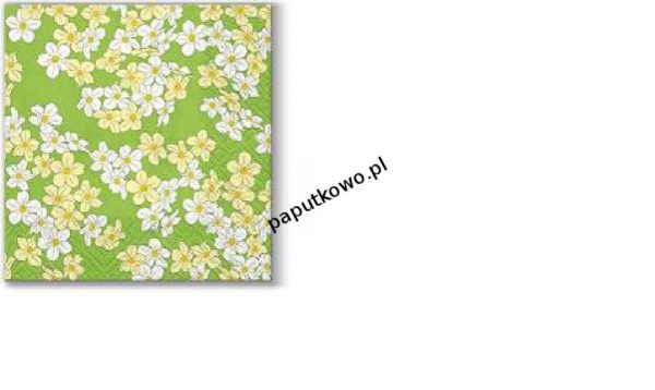 Serwetki Paw Coktail Floral Carpet (green) K kolor: mix nadruk 150 mm x 150 mm (SDC061306)