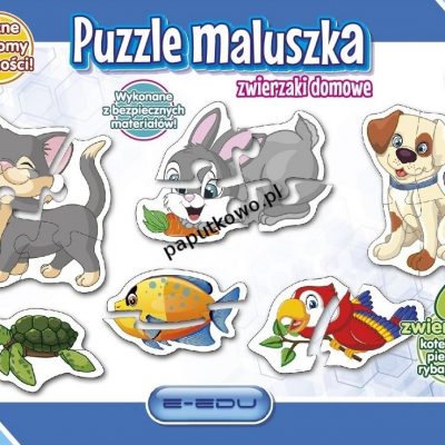 Puzzle Artyk PUZZLE MALUSZKA ZWIERZAKI DOMOWE 6 el